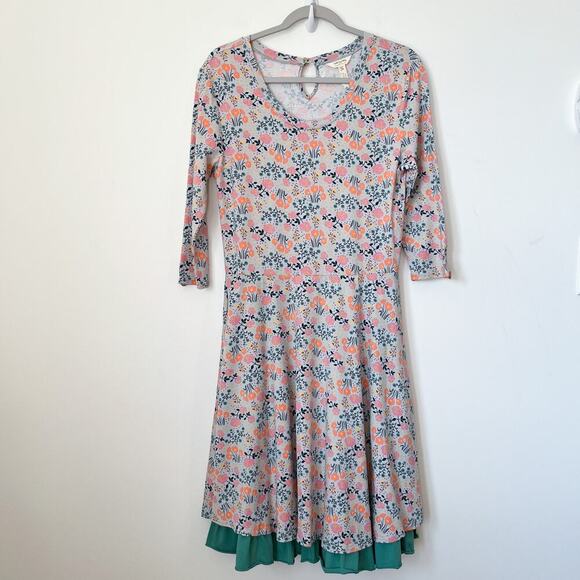 Matilda Jane x Joanna Gaines Down on the Farm Fit & Flare Dress Medium Floral - Picture 1 of 14